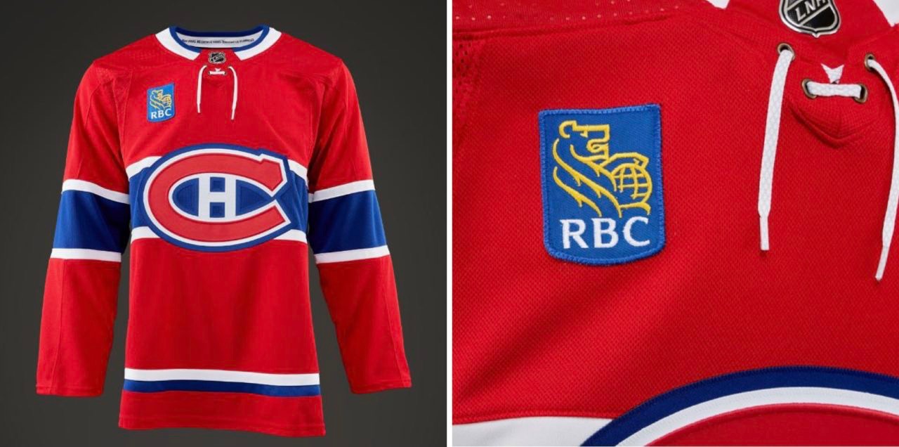 Le Canadien ajoute le logo de RBC sur son chandail et ça ne passe